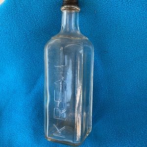 Kreml Hair Tonic Glass Bottle Collectible Vintage